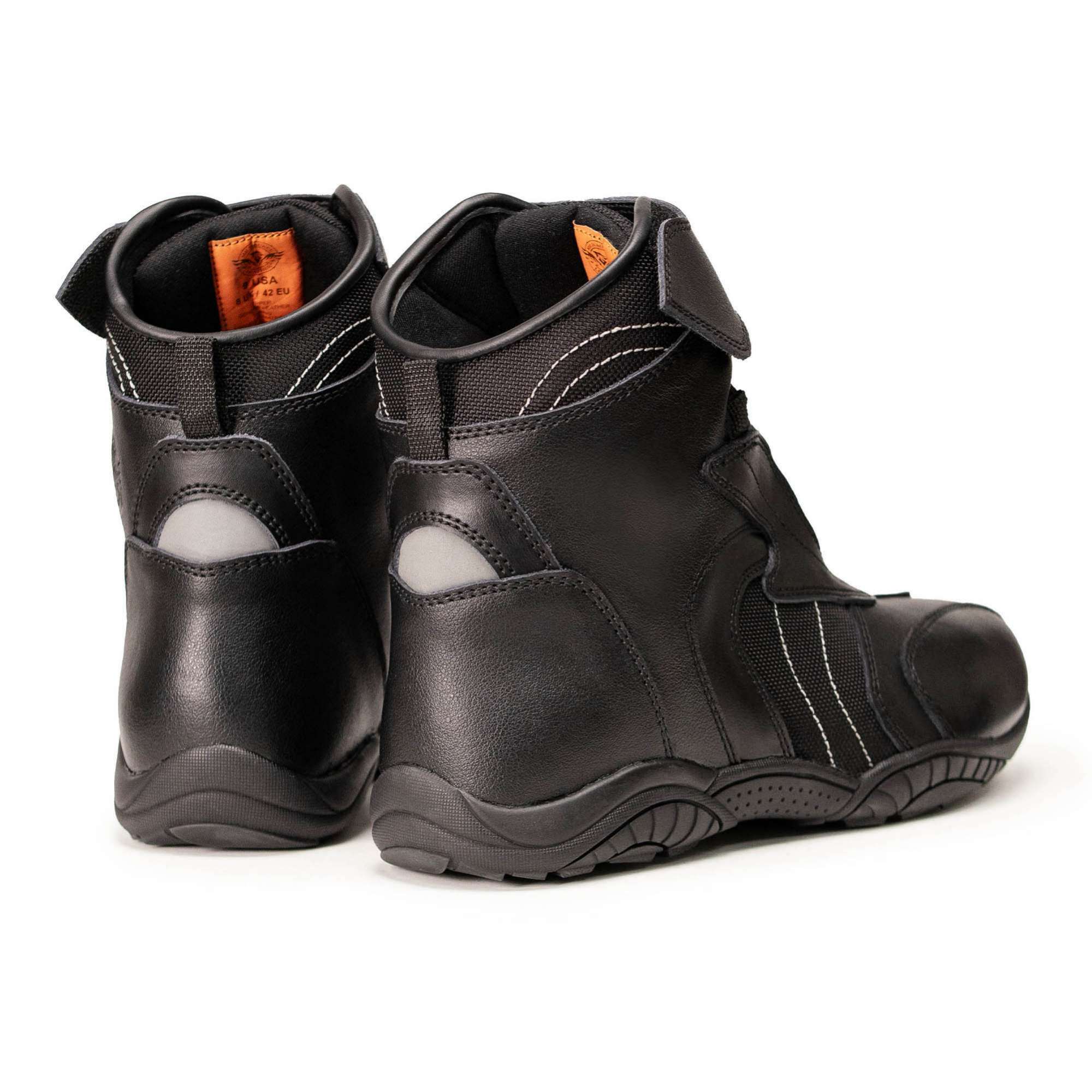 MMCC Men’s Ridge Racer Sport Boots – Black Leather & 600D, Lightweight w/ Reflective Material-MBM9180 - Image 7