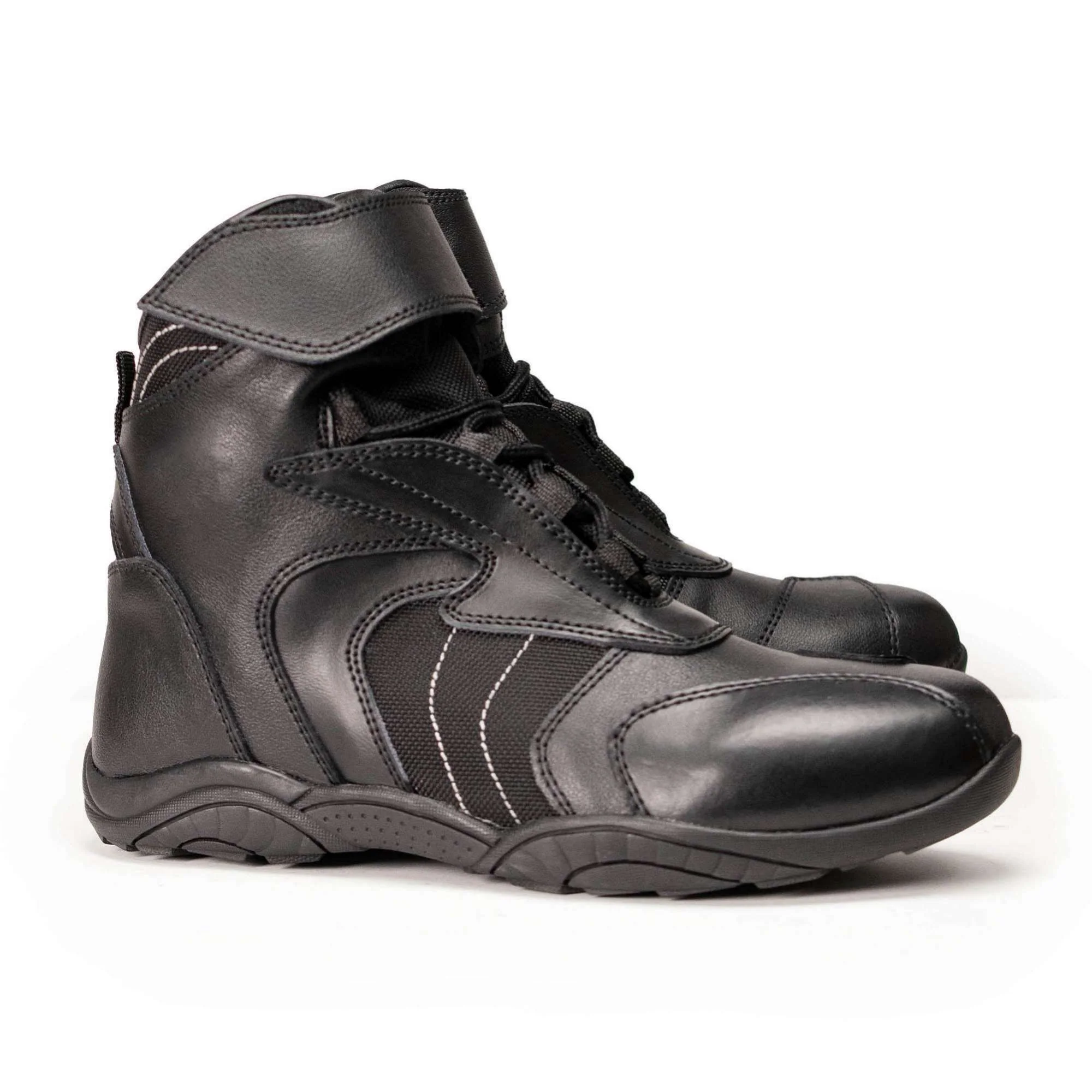 MMCC Men’s Ridge Racer Sport Boots – Black Leather & 600D, Lightweight w/ Reflective Material-MBM9180 - Image 8