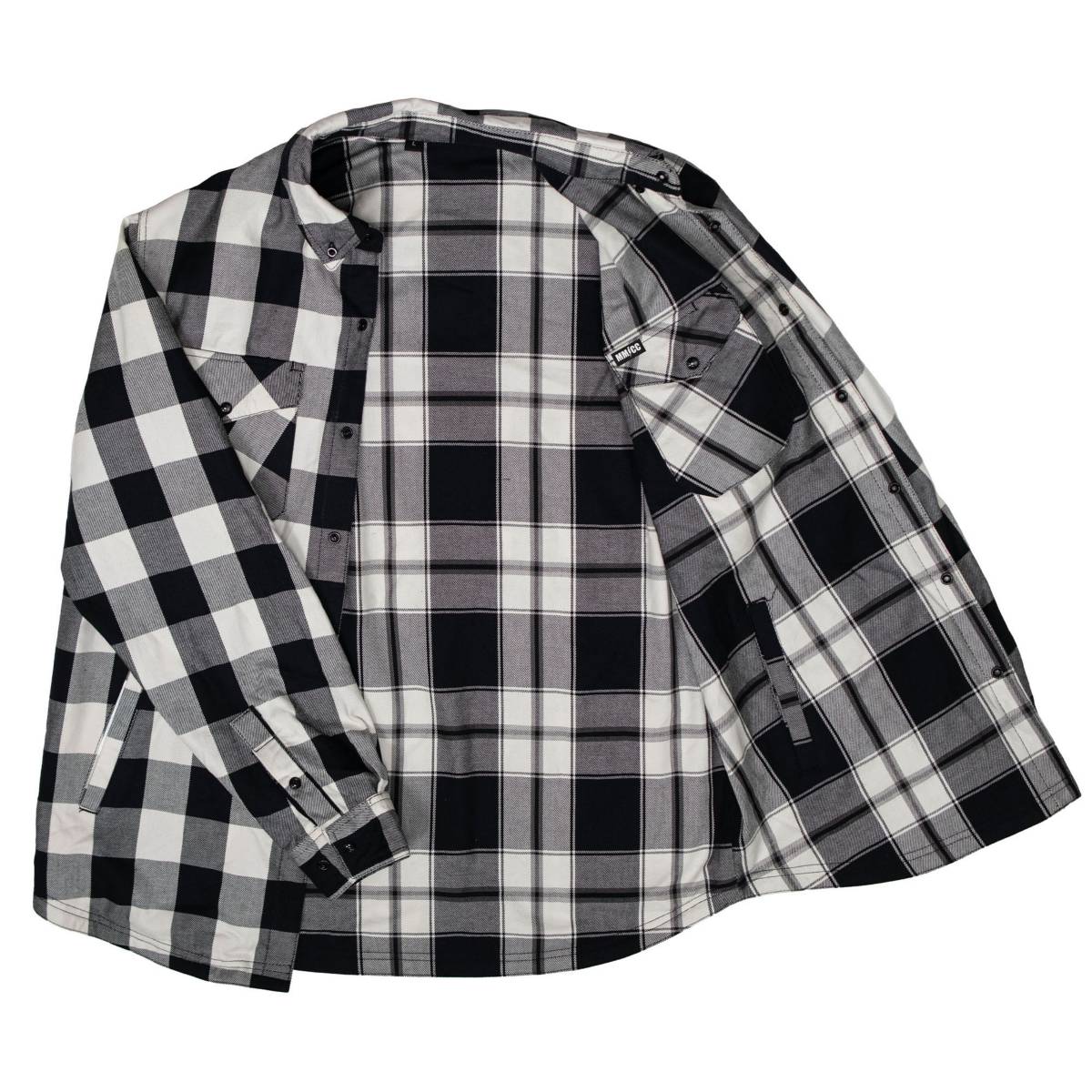MMCC Men's Desperado Reversible Flannel Shirt - 100% Cotton Snap Front Plaid w/ Chest and Hand Pockets - MNG11804 - Image 10
