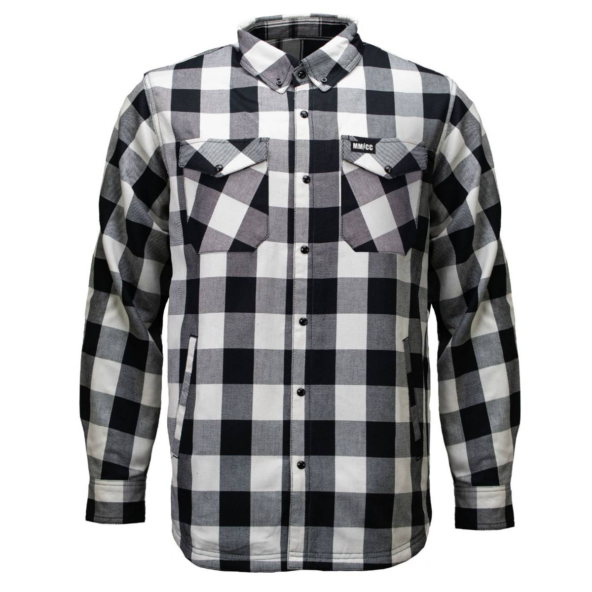 MMCC Men's Desperado Reversible Flannel Shirt - 100% Cotton Snap Front Plaid w/ Chest and Hand Pockets - MNG11804 - Image 11