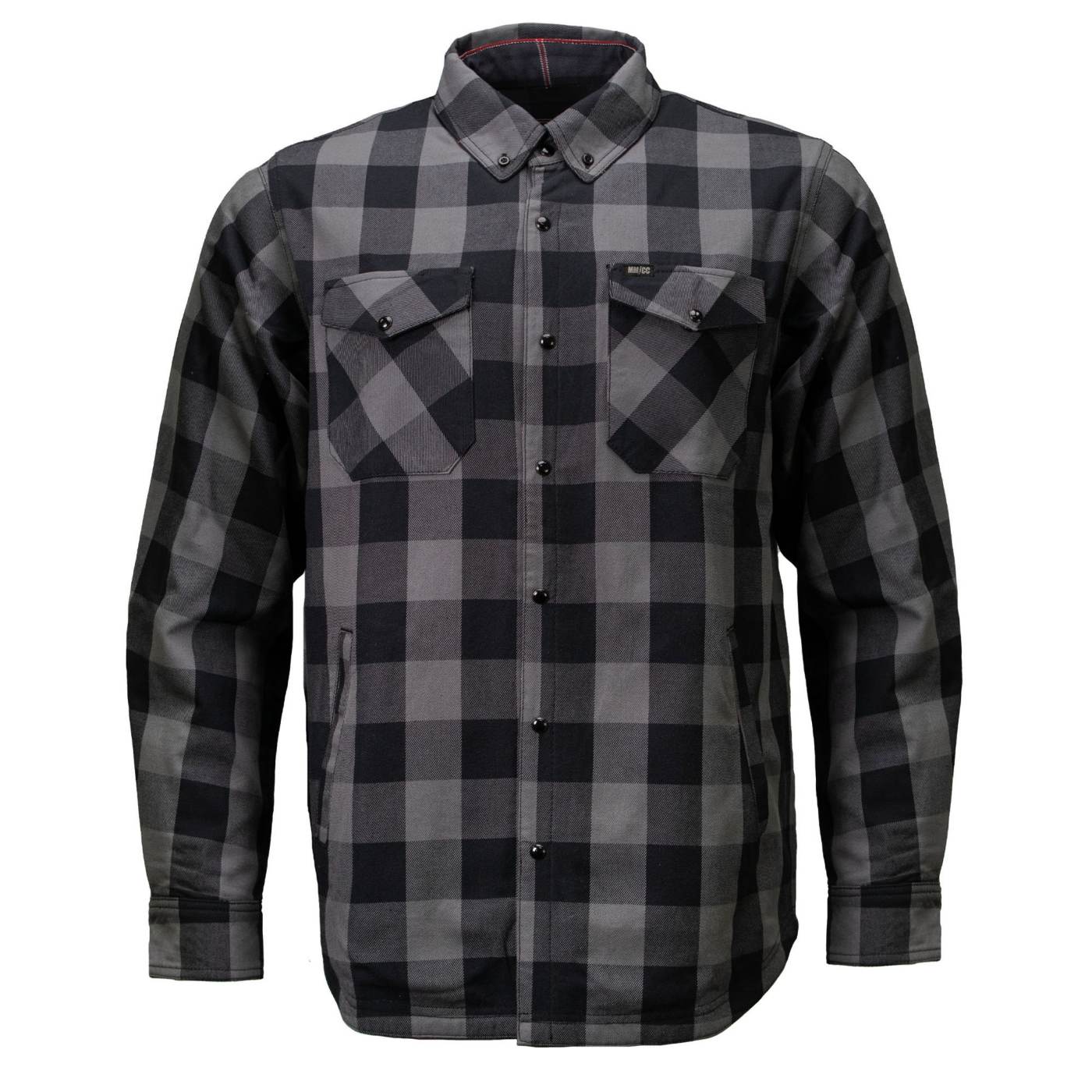 MMCC Men's Desperado Reversible Flannel Shirt - 100% Cotton Snap Front Plaid w/ Chest and Hand Pockets - MNG11805 - Image 11