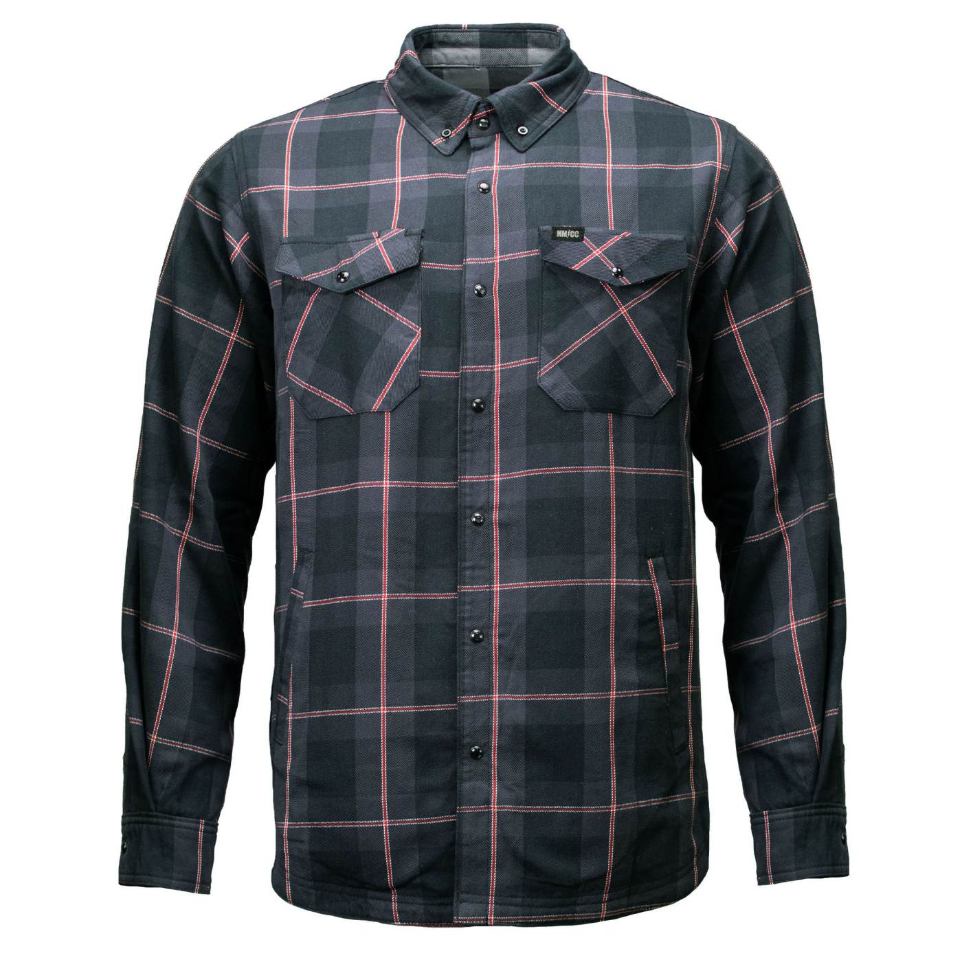 MMCC Men's Desperado Reversible Flannel Shirt - 100% Cotton Snap Front Plaid w/ Chest and Hand Pockets - MNG11805 - Image 15