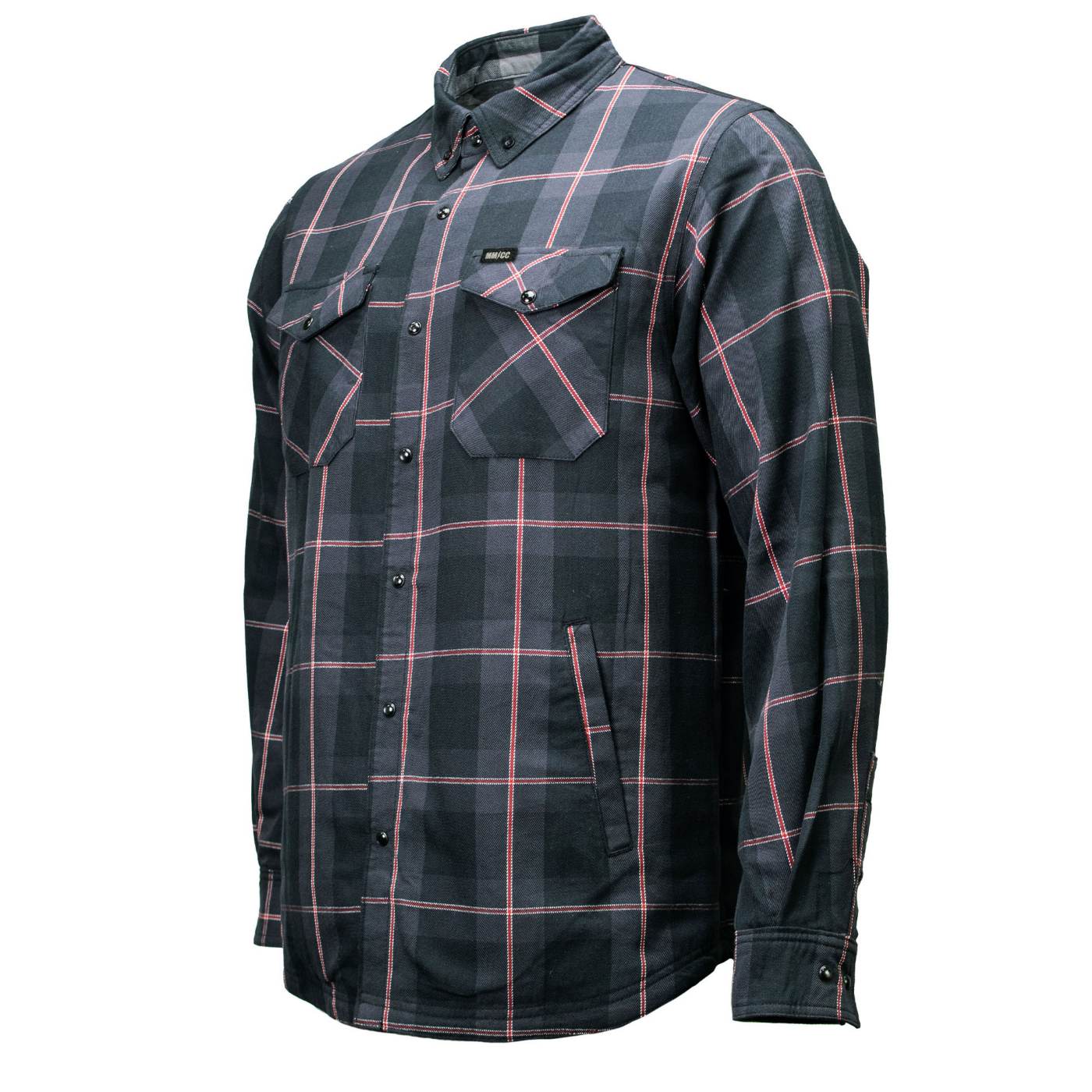 MMCC Men's Desperado Reversible Flannel Shirt - 100% Cotton Snap Front Plaid w/ Chest and Hand Pockets - MNG11805 - Image 16