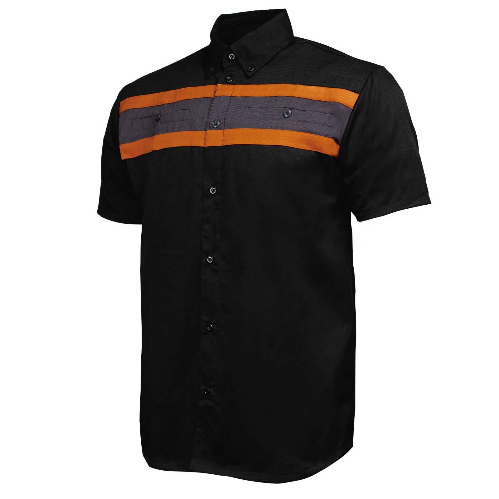 MMCC Men's Petrol Classic Mechanic Button Up Shirt - Dual Chest Pockets - Microfiber Panel - Rider Ready - MMC16006 - Image 10