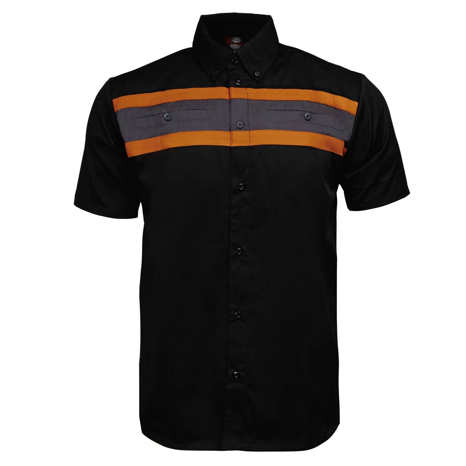 MMCC Men's Petrol Classic Mechanic Button Up Shirt - Dual Chest Pockets - Microfiber Panel - Rider Ready - MMC16006 - Image 11