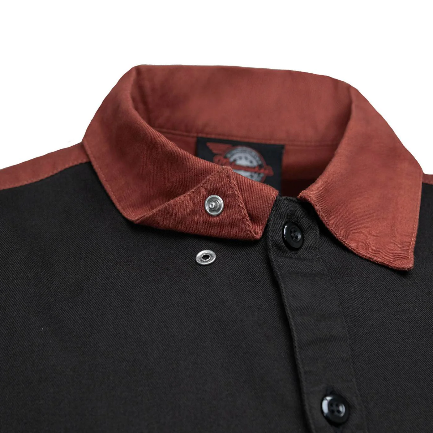 MMCC Men's Pit Line Mechanic Button Up Shirt - Dual Chest Pockets - Microfiber Panel - Rider Ready - MMC16025 - Image 7