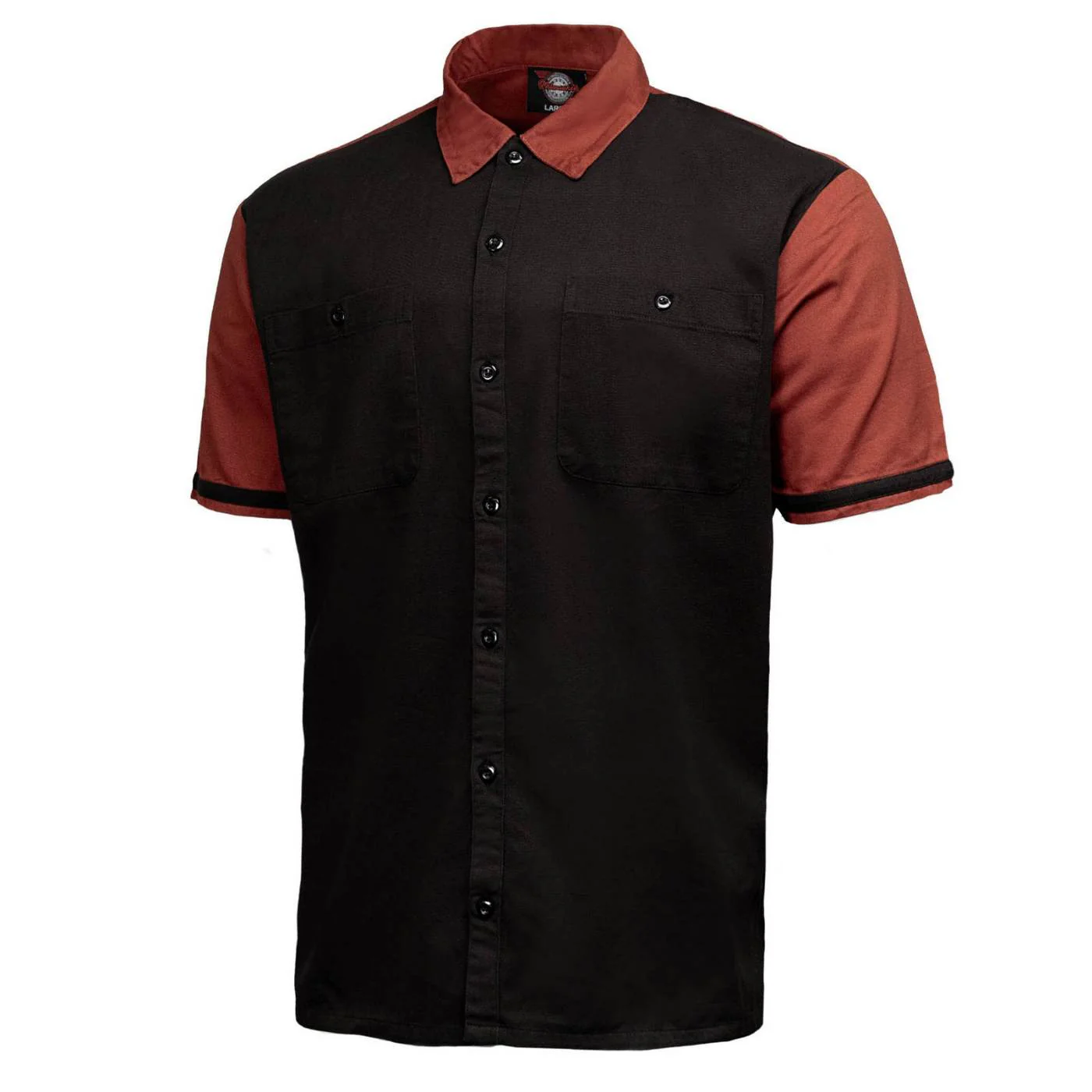 MMCC Men's Pit Line Mechanic Button Up Shirt - Dual Chest Pockets - Microfiber Panel - Rider Ready - MMC16025 - Image 9