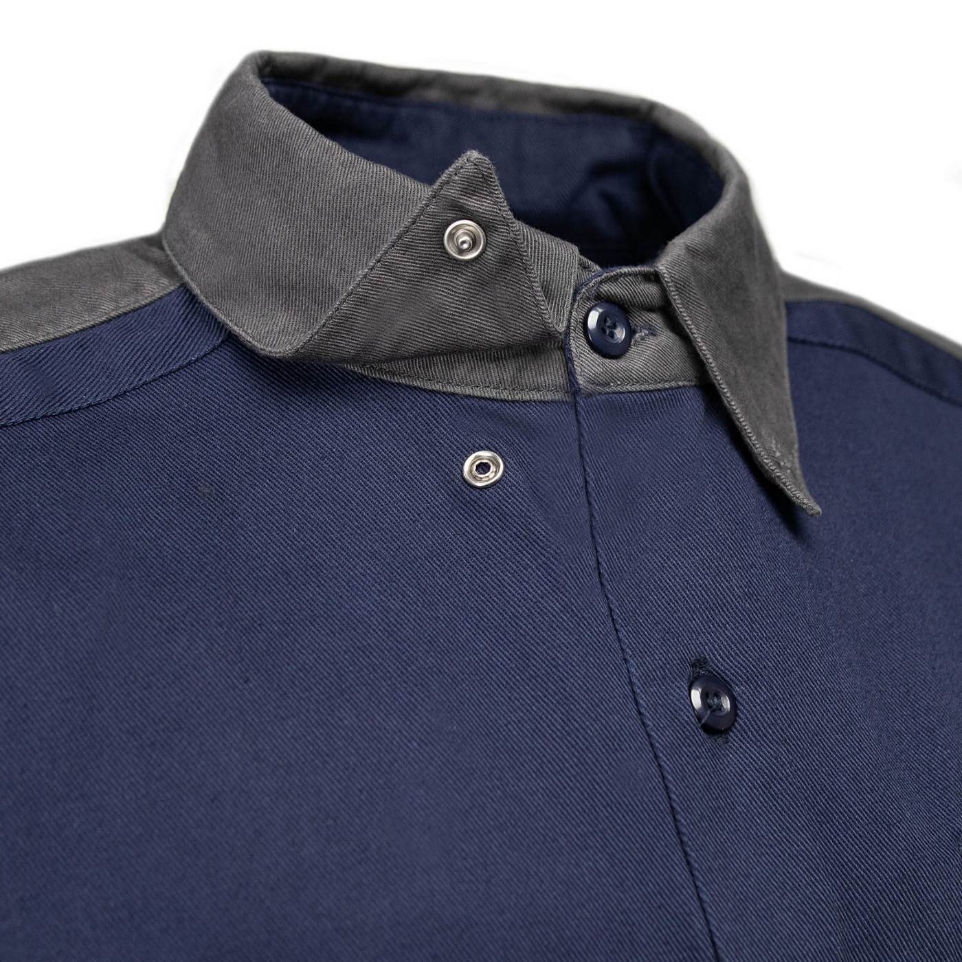 MMCC Men's Pit Line Mechanic Button Up Shirt - Dual Chest Pockets - Microfiber Panel - Rider Ready - MMC16027 - Image 7