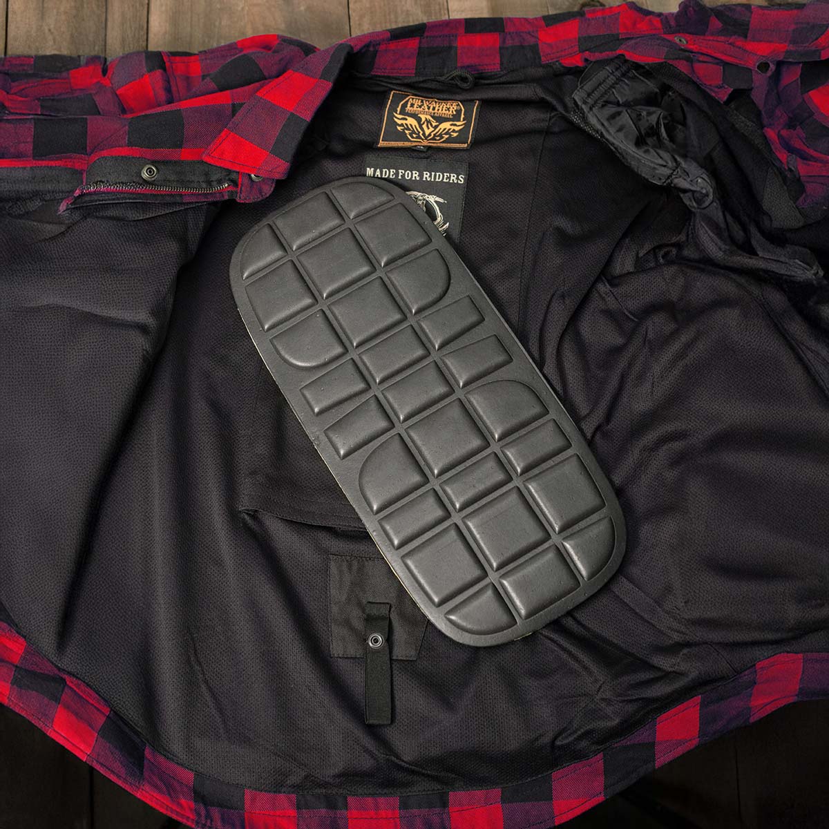 Milwaukee Leather | 1pc Back Protection for Motorcycle Jacket - Spine Protector - Armor Inserts for Motorcycle Shirts- MP7904 - Image 5