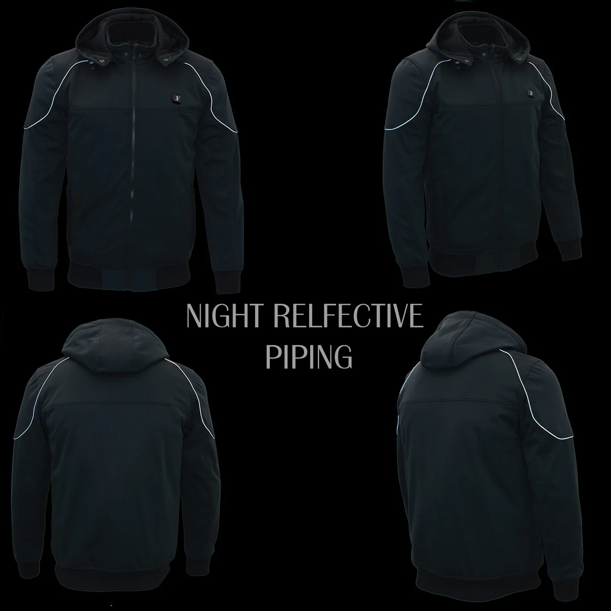 NexGen Heat Men’s Heated – Soft Shell Racing Style Jacket, 7.4V, 3 Heat Levels, Night Visibility – Cold NXM1761SET - Image 6