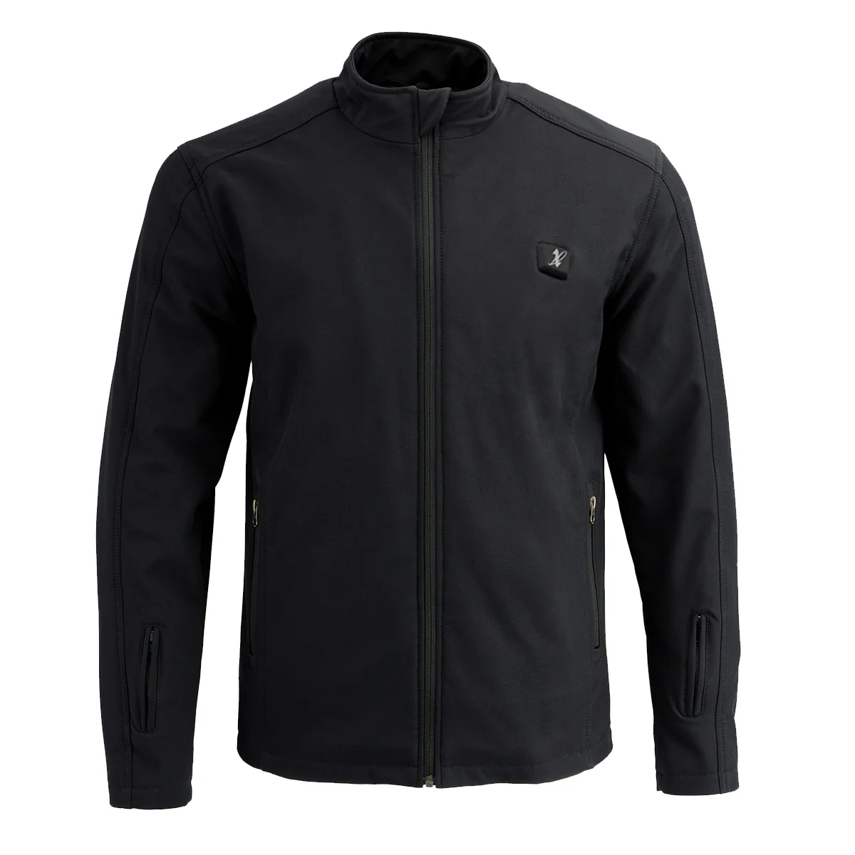 Nexgen Heat NXM1762SET Men’s Soft Shell Heated Jacket - Black Standup Collar Jacket for Winter with Battery Pack - Image 8