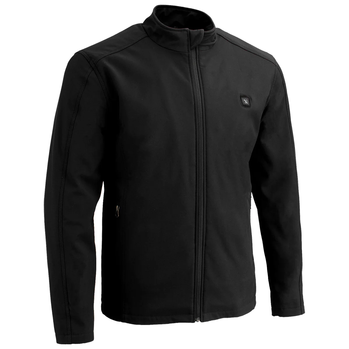 Nexgen Heat NXM1762SET Men’s Soft Shell Heated Jacket - Black Standup Collar Jacket for Winter with Battery Pack - Image 9