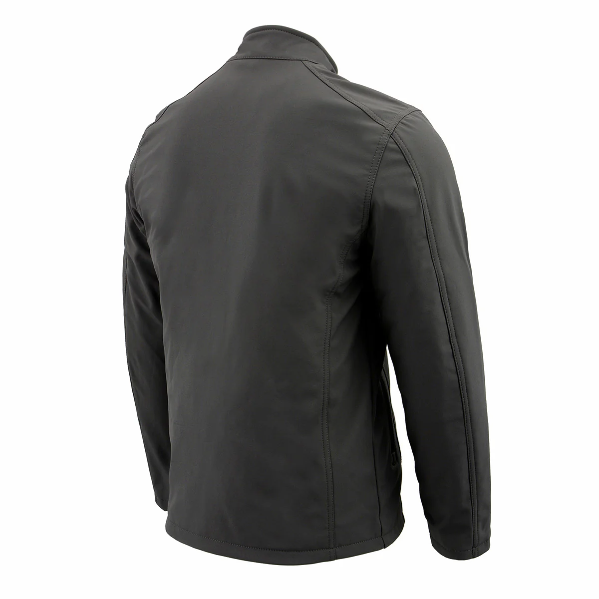 Nexgen Heat NXM1762SET Men’s Soft Shell Heated Jacket - Grey Standup Collar Jacket for Winter with Battery Pack - Image 16