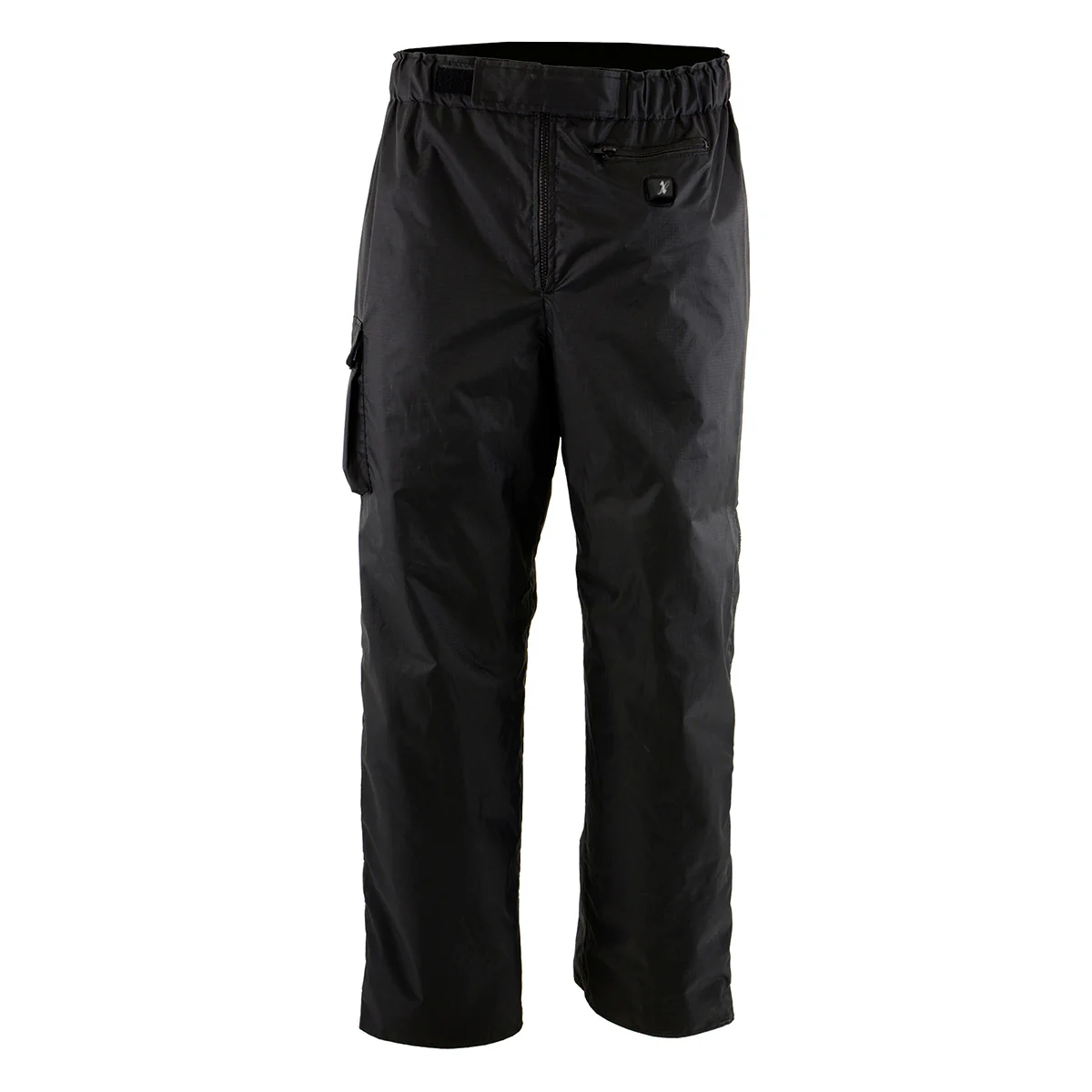 NexGen NXM5715SET Men's 'Torrid' Black Heated Textile Water Resistant Over Pants (Rechargeable Battery Pack Included) - Image 10
