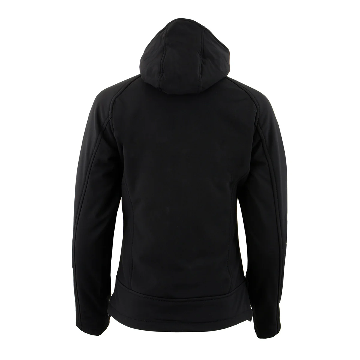 NexGen NXL2767SET Women's 'Ruffled' Black Heated Soft Shell Hooded Jacket (Rechargeable Battery Pack Included) - Image 11