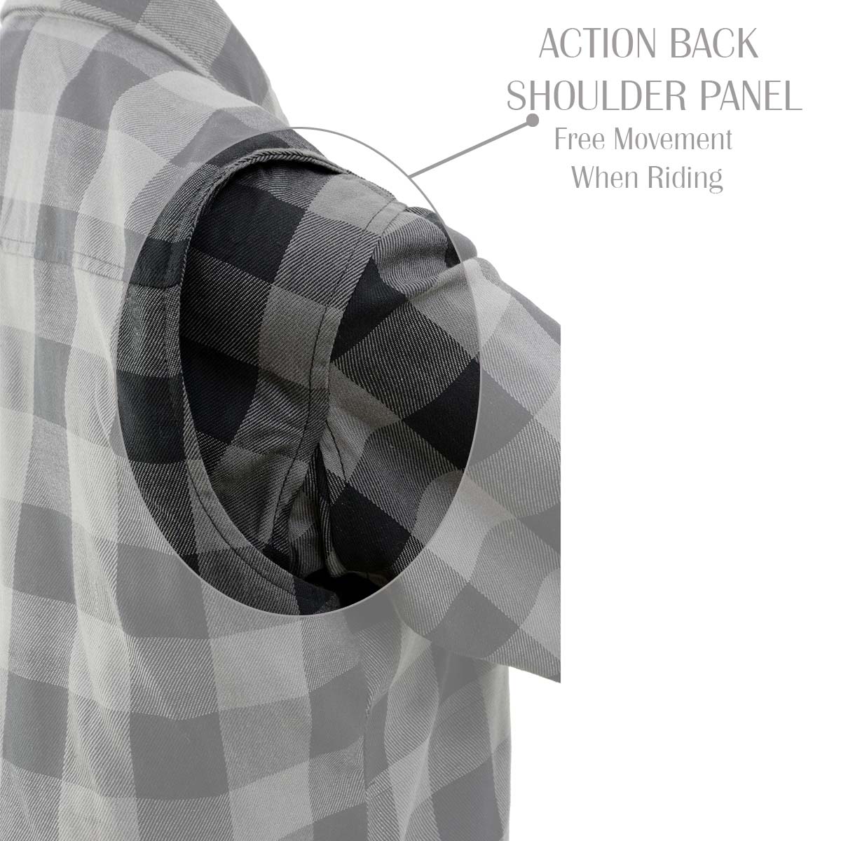 Nexgen Heat Women's NXL2601SET Bonnie Black - Grey Heated Flannel Sleeve Shirt for Outdoor Activities w/ Battery - Image 7