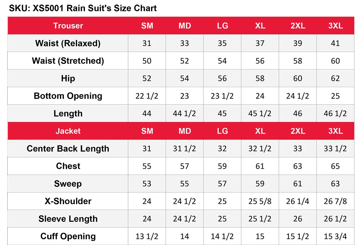 NexGen Men’s XS5004 Yellow Hi-Viz Water Proof Rain Suit with Reflective Panels - Image 6