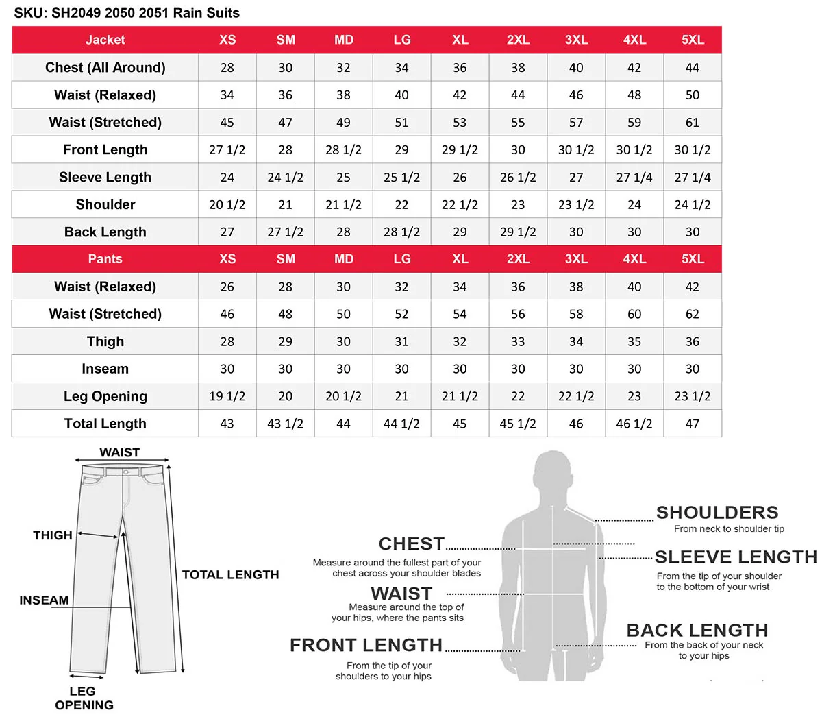 NexGen Men's SH2051 Black and Orange Hooded Water Proof Armored Rain Suit - Image 6