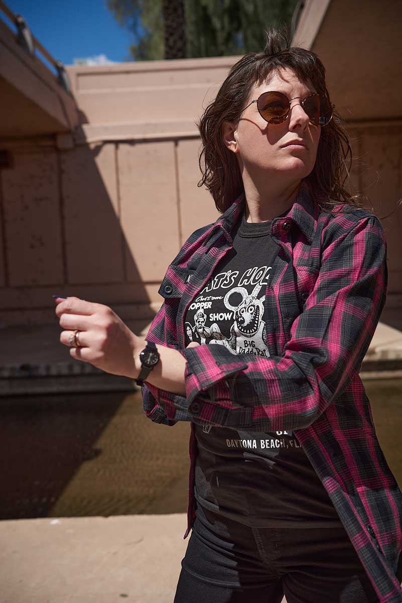 Milwaukee Leather MNG21604 Women's Casual Black with Pink Long Sleeve Casual Cotton Flannel Shirt - Image 11