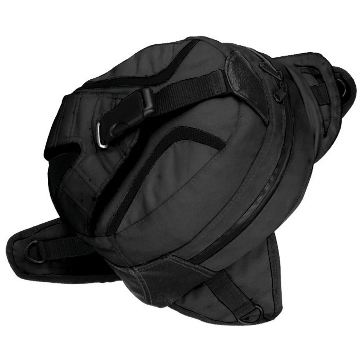 NexGen SH676 Magnetic Red Dual Tank Bag and Back Pack - Image 2