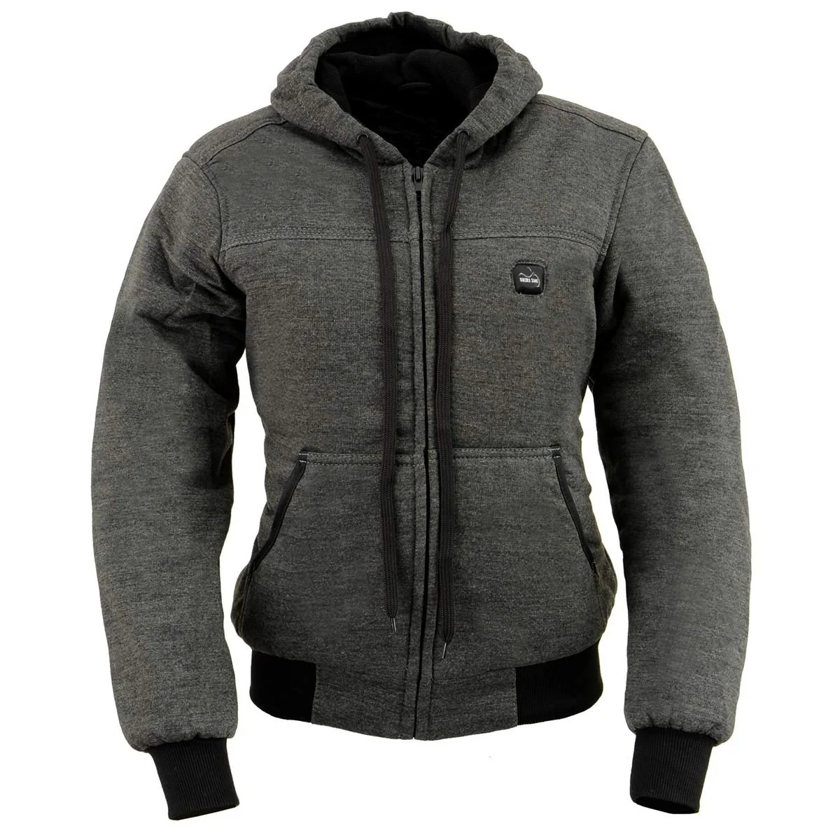 The Bikers Zone BZ2813 Men's Grey Ultimate Grey Heated Hoodie with 12V Battery (Included) - Image 6