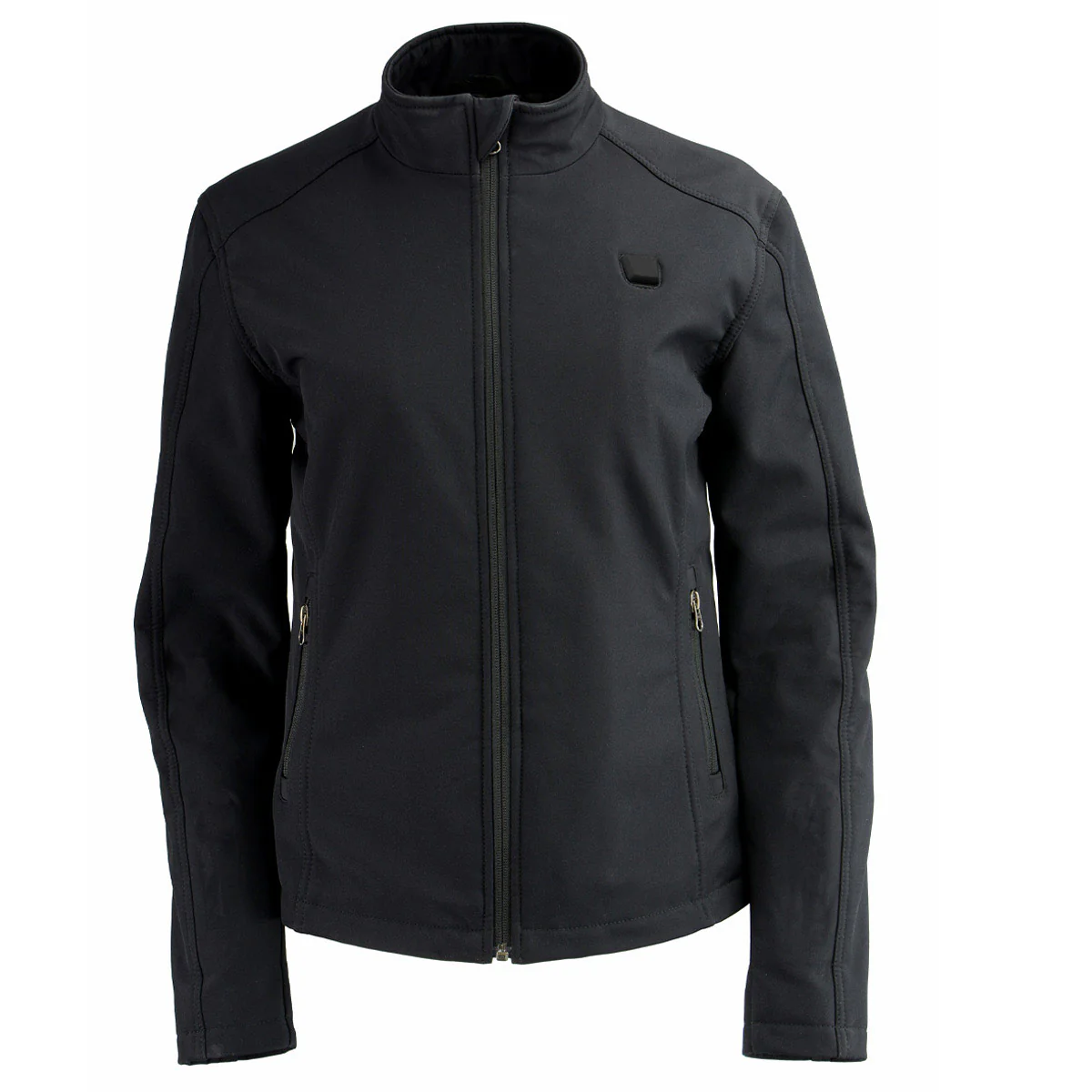 The Bikers Zone BZL1860 Women's Premium Black Heated Soft Shell Heated Jacket with 12V Battery - Image 6
