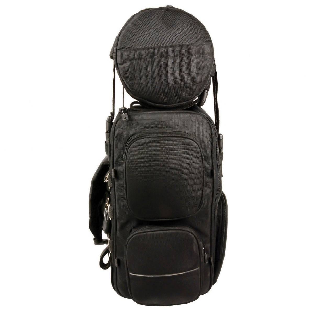 Milwaukee Leather SH680 Large Black Textile Motorcycle Sissy Bar Travel Bag - Image 8