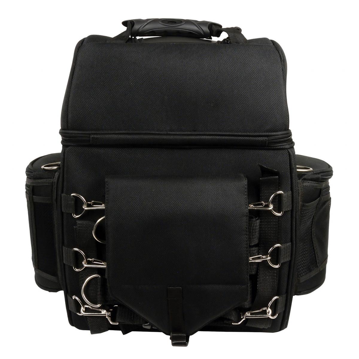 Milwaukee Leather SH682 Black Medium Motorcycle Textile Sissy Bar Travel Bag - Image 3