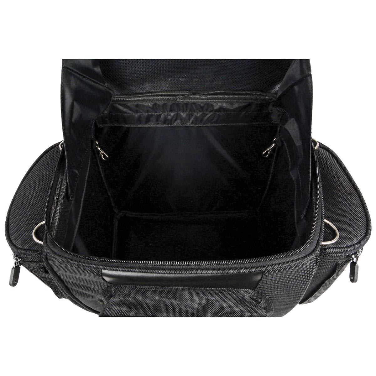 Milwaukee Leather SH682 Black Medium Motorcycle Textile Sissy Bar Travel Bag - Image 5