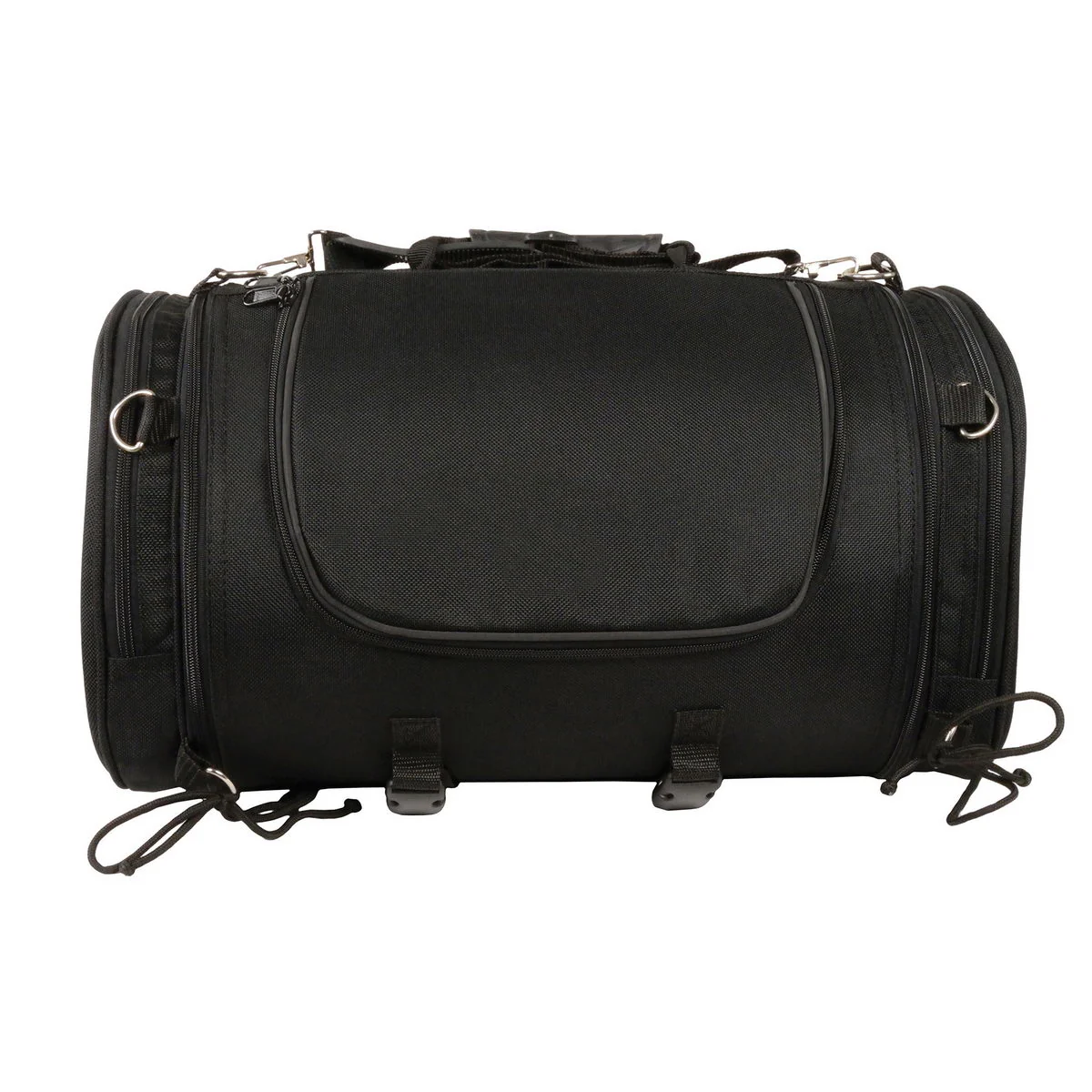 Milwaukee Performance X-683 Black Large Textile Motorcycle Tour Duffle Roll Bag - Image 4