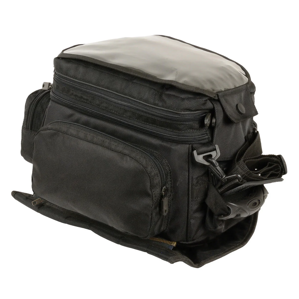 Milwaukee Leather SH697 Black Large Textile 1680D Magnetic Motorcycle Tank Bag - Image 2