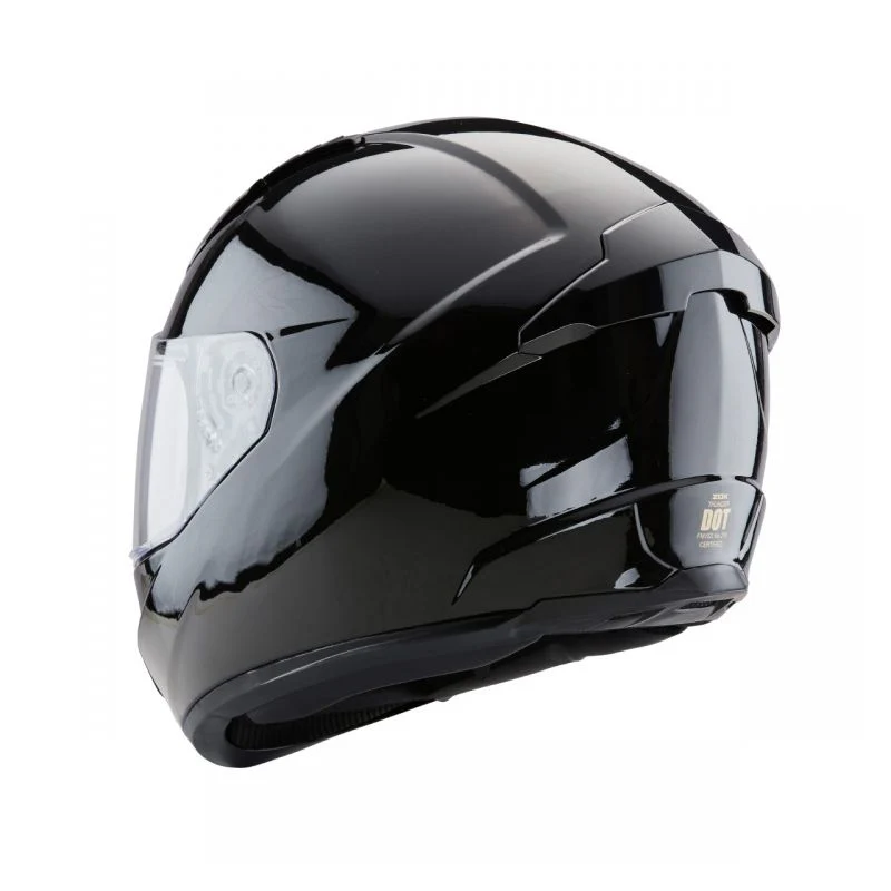 ZOX ST-11118 ‘Thunder 2’ Glossy Black Full-Face Motorcycle Helmet - Image 2
